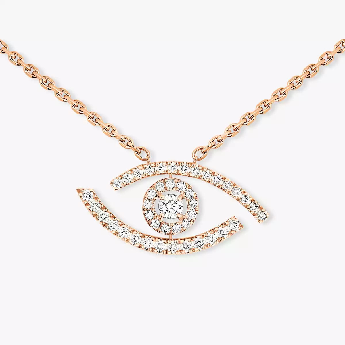 [Favorite]PAVÉ DIAMOND LUCKY EYE NECKLACE