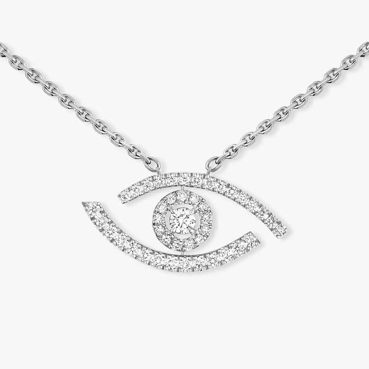 [Favorite]PAVÉ DIAMOND LUCKY EYE NECKLACE