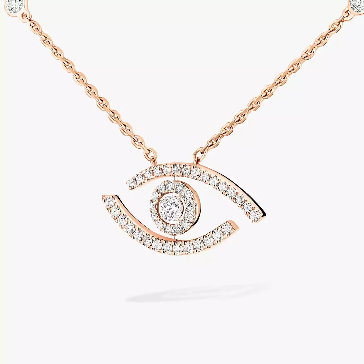 [Favorite]PAVÉ DIAMOND LUCKY EYE NECKLACE