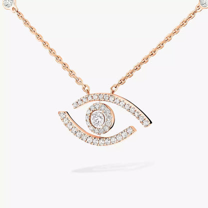[Favorite]PAVÉ DIAMOND LUCKY EYE NECKLACE