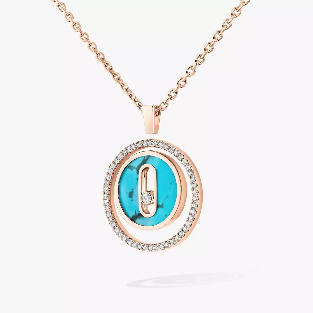 [Favorite]LUCKY MOVE DIAMOND NECKLACE