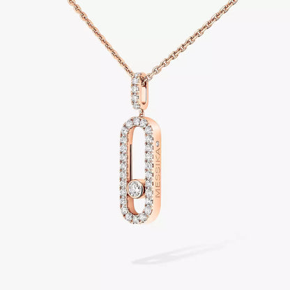 [Favorite]MOVE UNO FULL PAVÉ DIAMOND NECKLACE