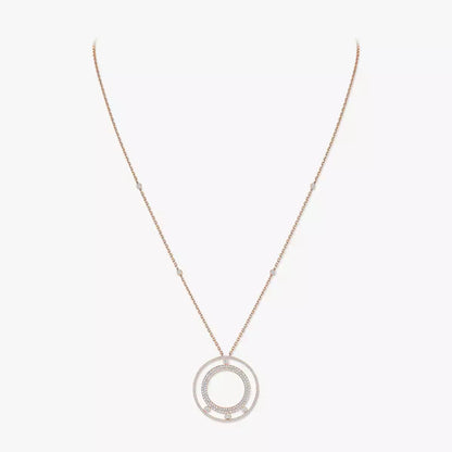 [Favorite]MOVE ROMANE LONG PAVÉ DIAMOND NECKLACE