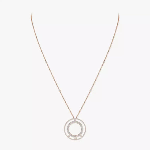 [Favorite]MOVE ROMANE LONG PAVÉ DIAMOND NECKLACE
