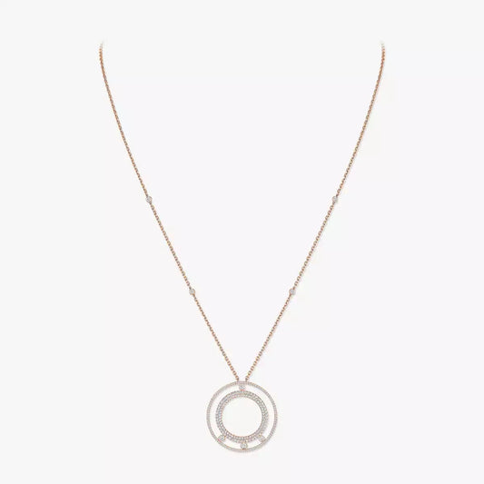 [Favorite]MOVE ROMANE LONG PAVÉ DIAMOND NECKLACE