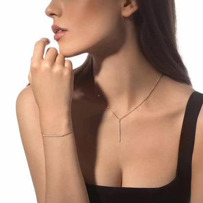 [Favorite]MEIN ZWILLINGS-TOI-ET-MOI-DIAMANT-DÜNNER-ARMBAND