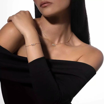[Favorite]MOVE UNO DIAMOND BRACELET