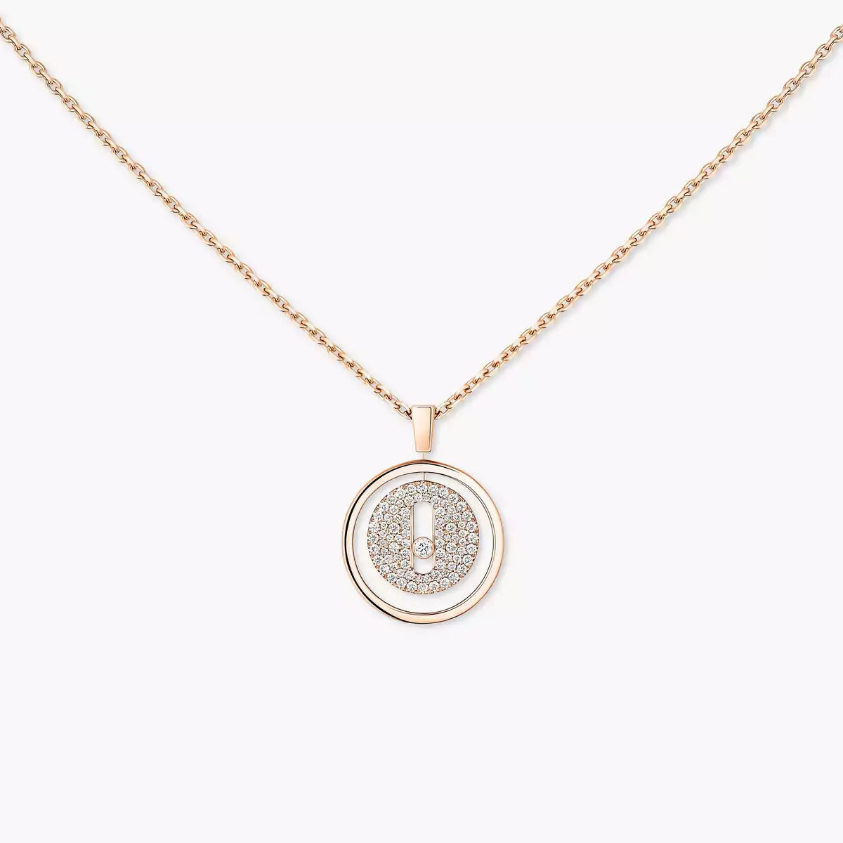 [Favorite]LUCKY MOVE FULL PAVÉ DIAMOND NECKLACE