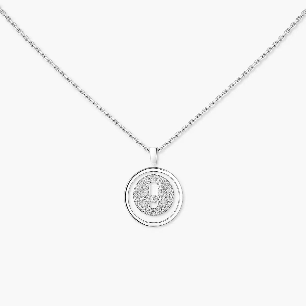 [Favorite]LUCKY MOVE FULL PAVÉ DIAMOND NECKLACE