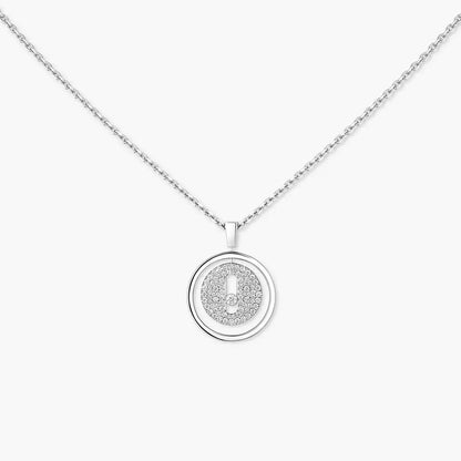[Favorite]LUCKY MOVE FULL PAVÉ DIAMOND NECKLACE