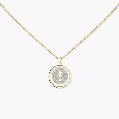 [Favorite]LUCKY MOVE FULL PAVÉ DIAMOND NECKLACE