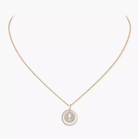 [Favorite]LUCKY MOVE FULL PAVÉ DIAMOND NECKLACE
