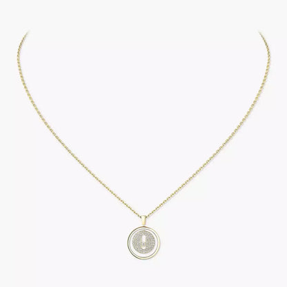 [Favorite]LUCKY MOVE FULL PAVÉ DIAMOND NECKLACE