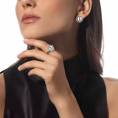 [Favorite]LUCKY MOVE DIAMOND EARRINGS