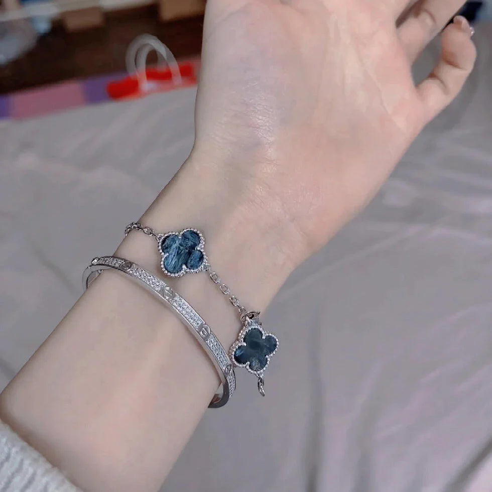 [Favorite]LUCKY CLOVER 5-MOTIF BRACELET - PIETERSITE COLLECTION