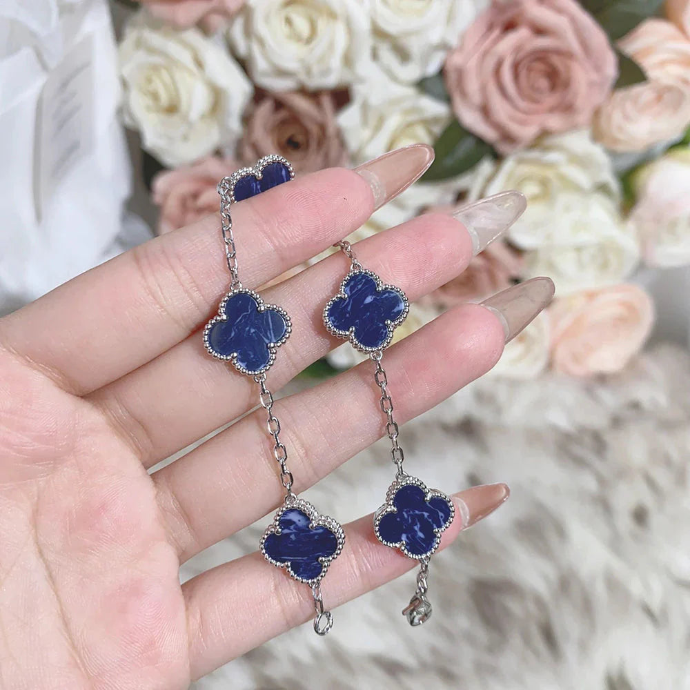 [Favorite]LUCKY CLOVER 5-MOTIF BRACELET - PIETERSITE COLLECTION