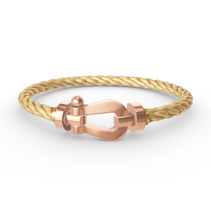 [Favorit]FORCE GROSSES HUFEISEN-ARMBAND - ROSÉGOLD