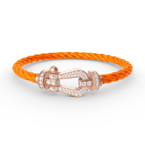 [Favorite]FORCE LARGE HORSESHOE FULL DIAMOND BRACELET - ROSE GOLD