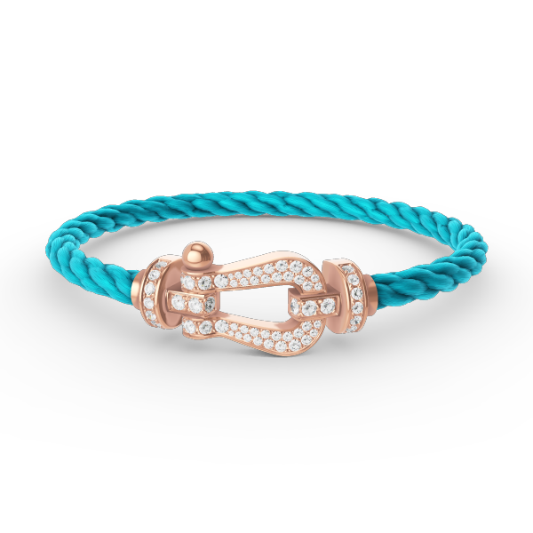 [Favorite]FORCE LARGE HORSESHOE FULL DIAMOND BRACELET - ROSE GOLD