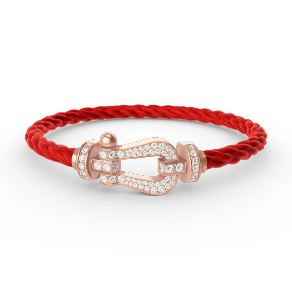 [Favorite]FORCE LARGE HORSESHOE FULL DIAMOND BRACELET - ROSE GOLD