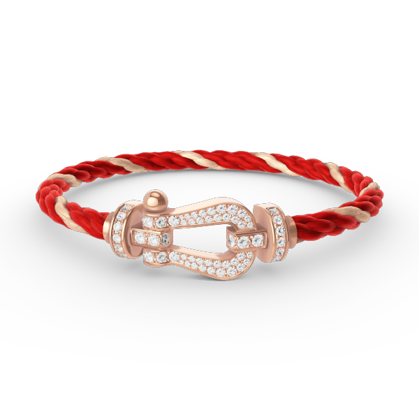 [Favorite]FORCE LARGE HORSESHOE FULL DIAMOND BRACELET - ROSE GOLD