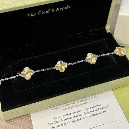 [Favorite]LUCKY CLOVER 5-MOTIF BRACELET - LASER COLLECTION