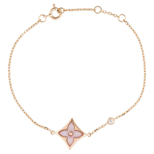 [Favorite]STAR 1 DIAMOND ROSE GOLD BRACELET
