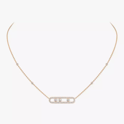 [Favorite]MOVE PAVÉ FULL DIAMOND NECKLACE