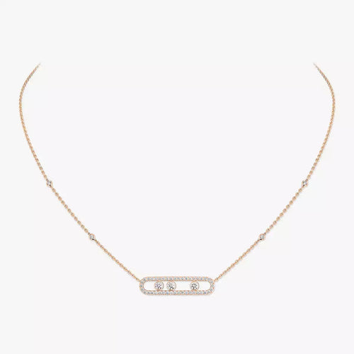 [Favorite]MOVE PAVÉ FULL DIAMOND NECKLACE