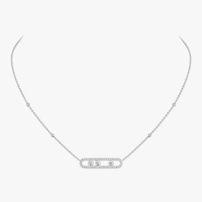 [Favorite]MOVE PAVÉ FULL DIAMOND NECKLACE
