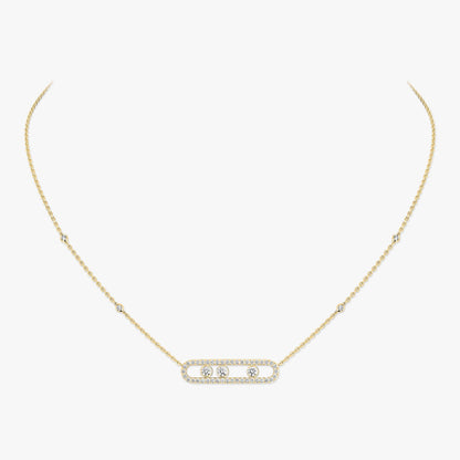 [Favorite]MOVE PAVÉ FULL DIAMOND NECKLACE