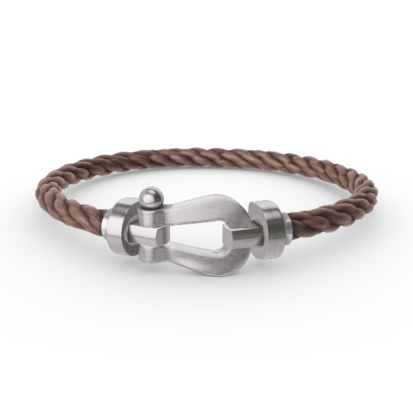 [Favorite]FORCE LARGE HORSESHOE BRACELET - WHITE GOLD