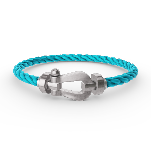 [Favorite]FORCE LARGE HORSESHOE BRACELET - WHITE GOLD