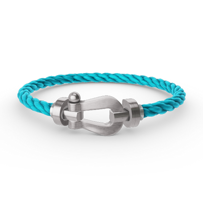 [Favorite]FORCE LARGE HORSESHOE BRACELET - WHITE GOLD
