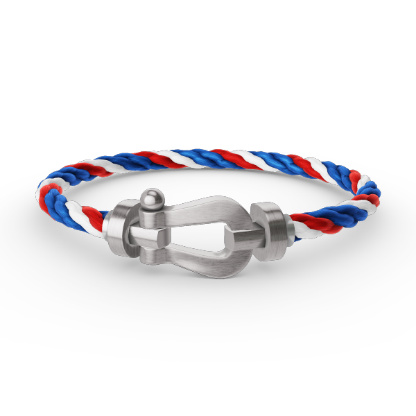 [Favorite]FORCE LARGE HORSESHOE BRACELET - WHITE GOLD