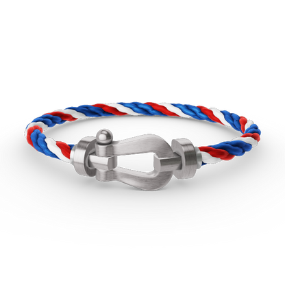 [Favorite]FORCE LARGE HORSESHOE BRACELET - WHITE GOLD