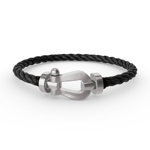 [Favorite]FORCE LARGE HORSESHOE BRACELET - WHITE GOLD