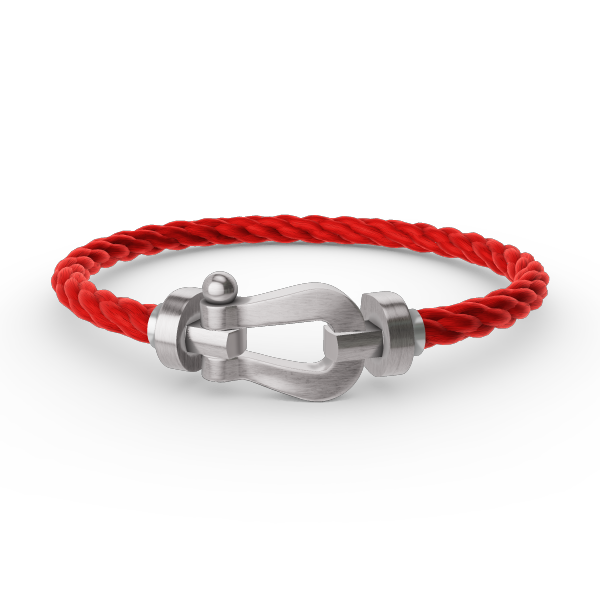 [Favorite]FORCE LARGE HORSESHOE BRACELET - WHITE GOLD