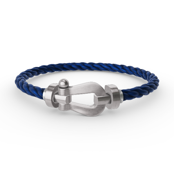 [Favorite]FORCE LARGE HORSESHOE BRACELET - WHITE GOLD