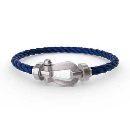 [Favorite]FORCE LARGE HORSESHOE BRACELET - WHITE GOLD