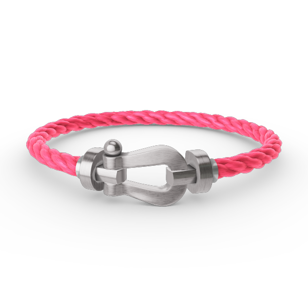 [Favorite]FORCE LARGE HORSESHOE BRACELET - WHITE GOLD