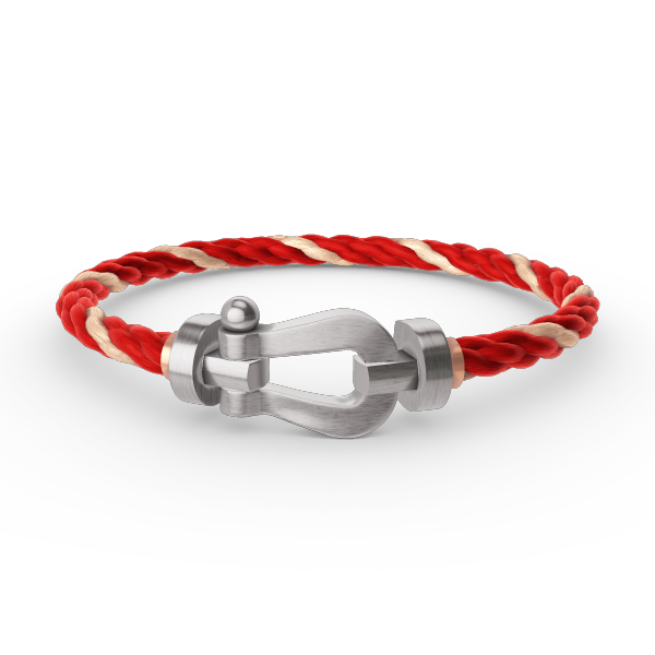 [Favorite]FORCE LARGE HORSESHOE BRACELET - WHITE GOLD