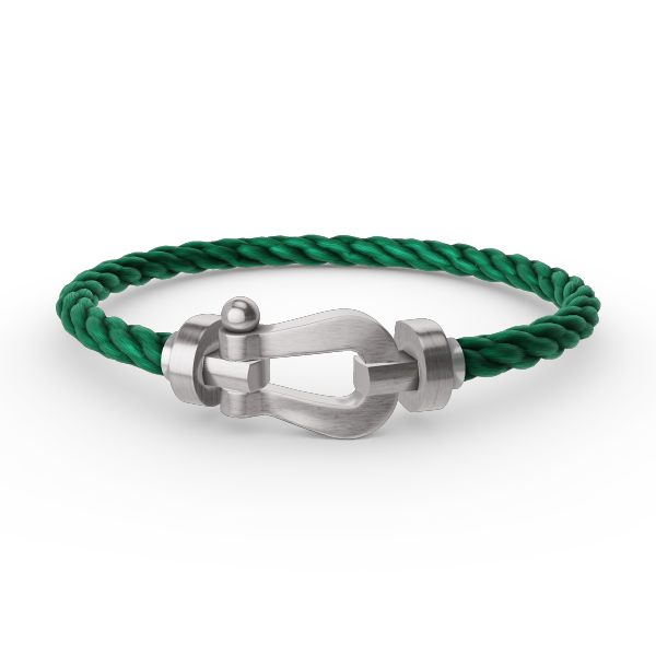 [Favorite]FORCE LARGE HORSESHOE BRACELET - WHITE GOLD