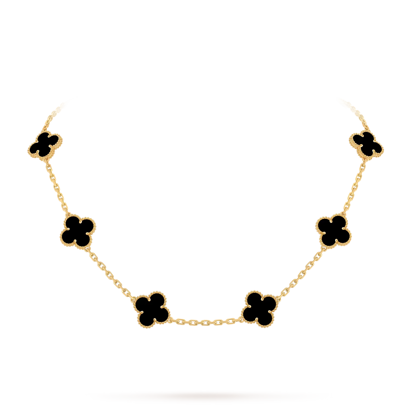 [Favorite]CLASSIC LUCKY 10-MOTIF CLOVER NECKLACE GOLD COLLECTION